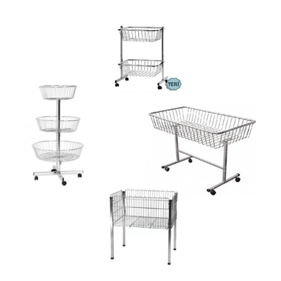 Wire Basket Middle Stands