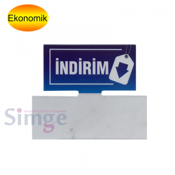 Front Shelf Discount Promotion Label Tab