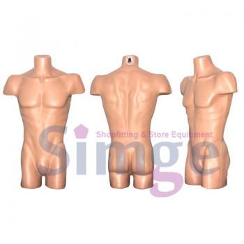Male Footed Skin Colored Plastic Underwear Mannequin, Male Hercules Mannequin
