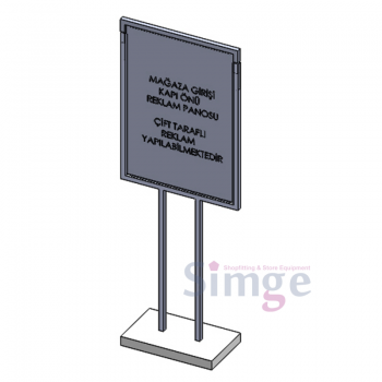 Standing Showcase Advertising Poster Standing Board