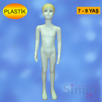 Plastic Child Height Mannequin 7 - 9 Summer Girl
