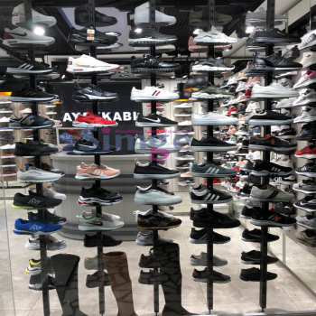 Shoe Store Glass Display Shelving Systems